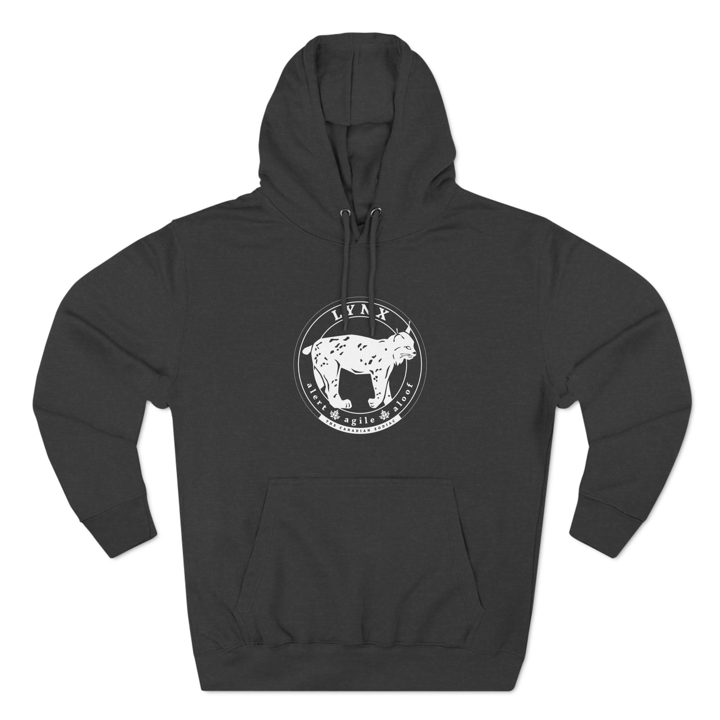 Lynx Three-Panel Fleece Hoodie