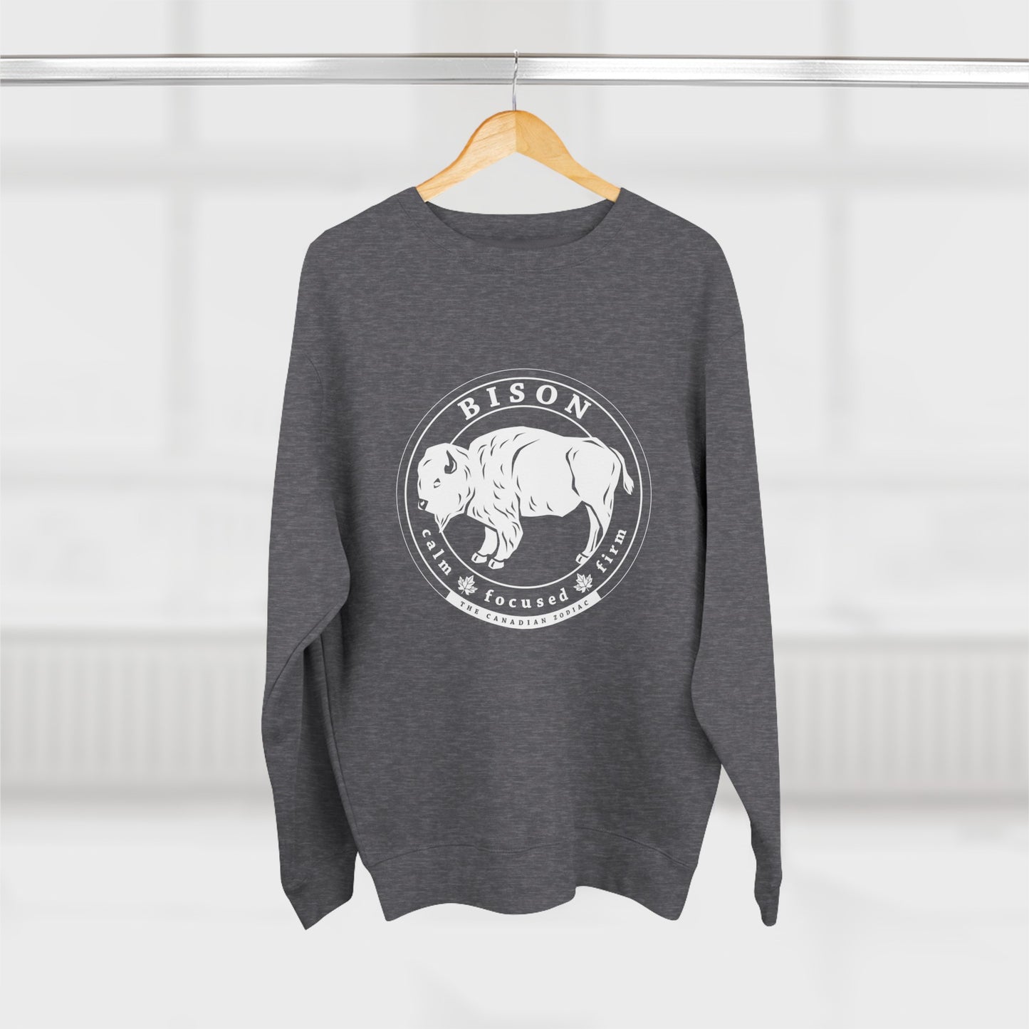 Bison Unisex Crewneck Sweatshirt