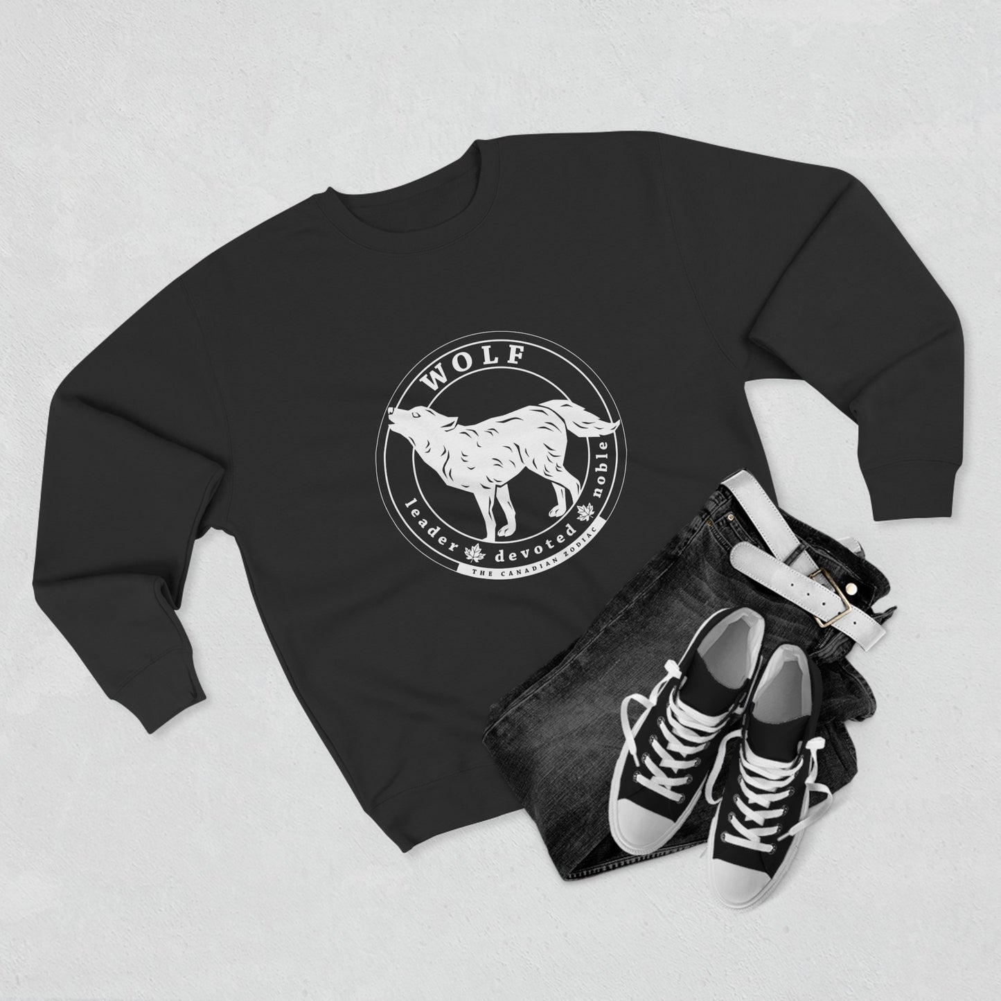 Wolf Unisex Crewneck Sweatshirt