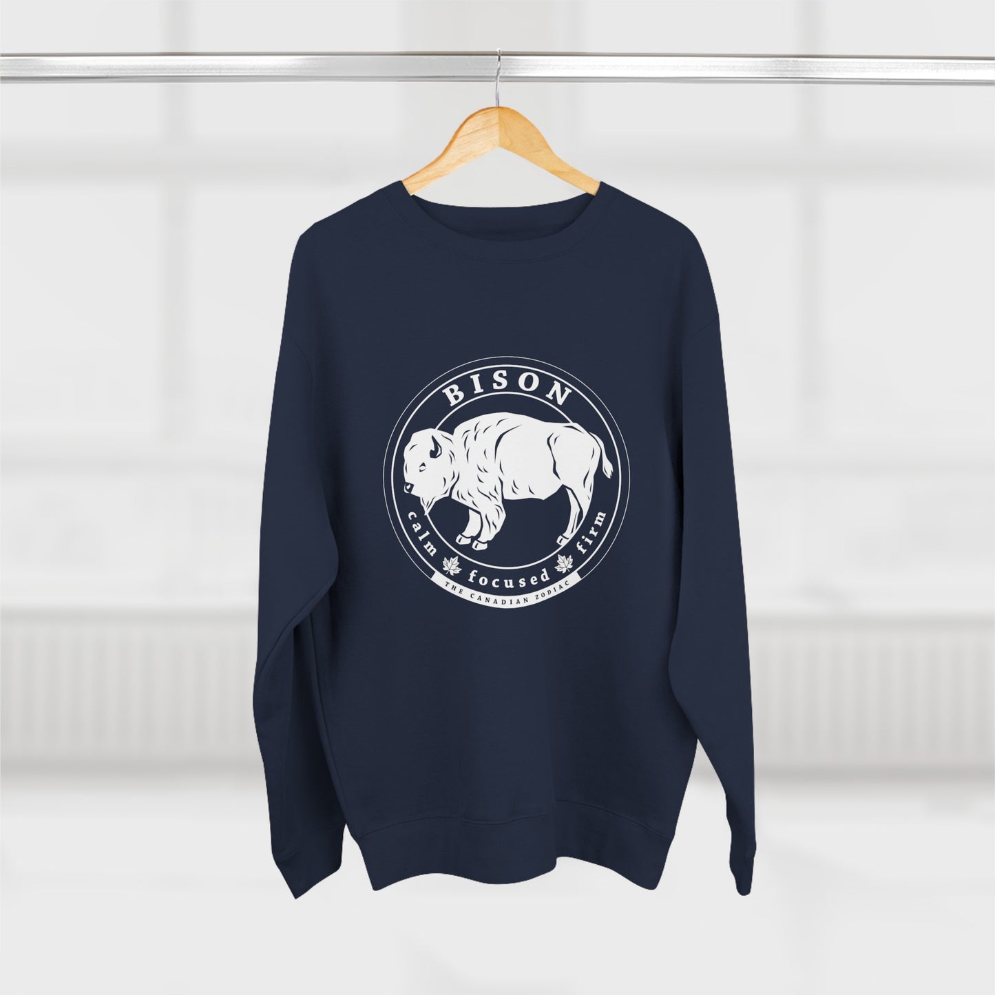 Bison Unisex Crewneck Sweatshirt