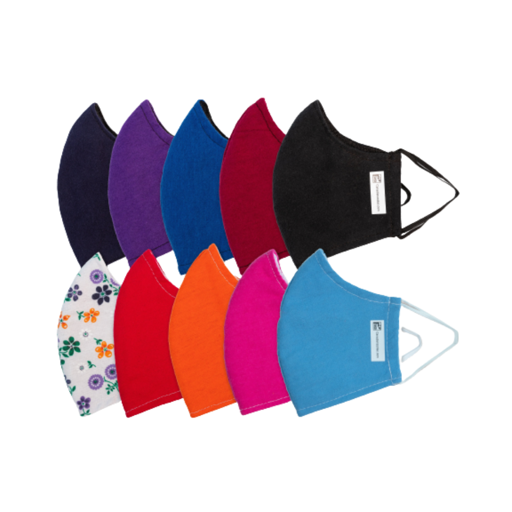 Face Masks - Assorted Colours (Pack)