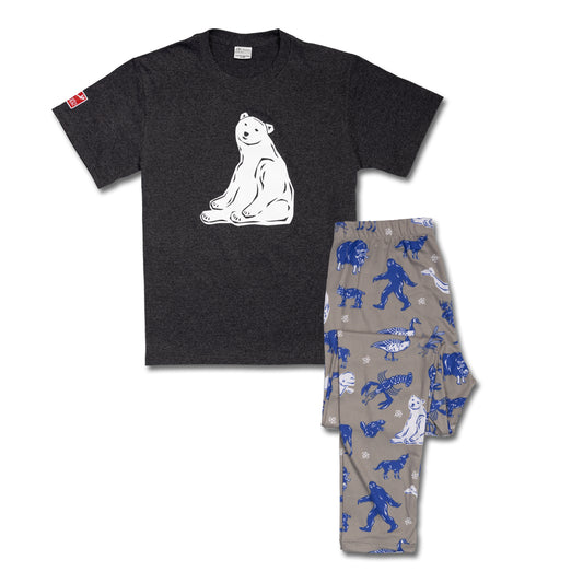 Kids Polar Bear Top Pajamas